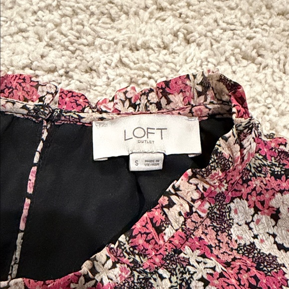 Loft Floral Long Sleeve Dress - Picture 2 of 7